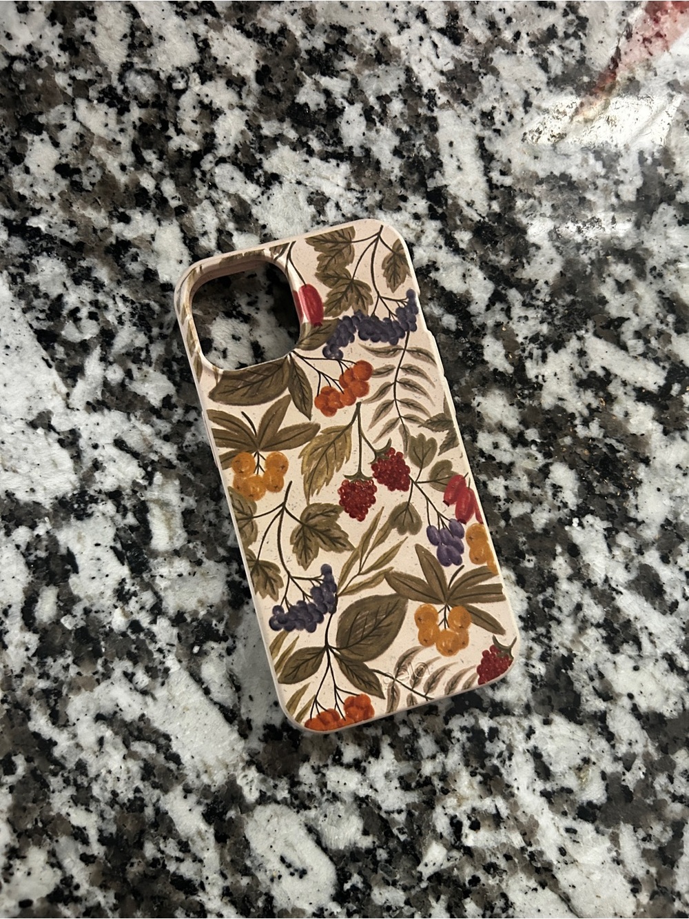 Pela iPhone 14 Case Cottagecore Berry Botanical Forager Cottage Eco Compostable